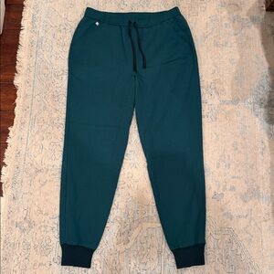 Figs Men's Forest Green Tansen Scrub Jogger Large Regular